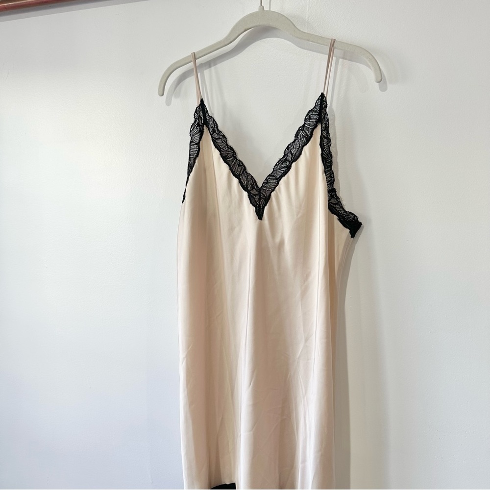 NWT Jonathan Simkhai Trish Patchwork Lace Midi Slip Dress - Picture 3 of 8